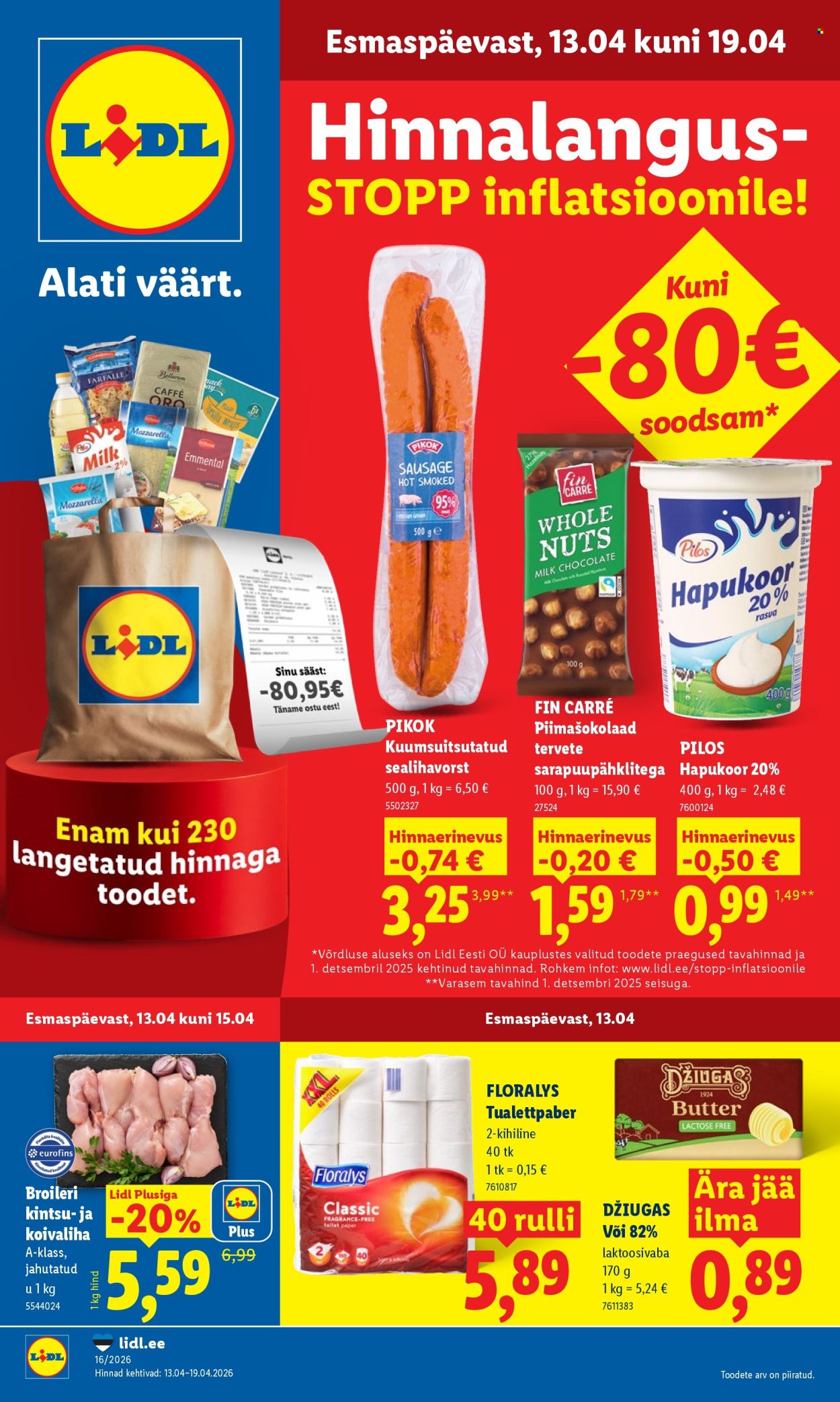 lidl - Lidl kliendileht - Kliendileht (13.04 - 19.04.2026)