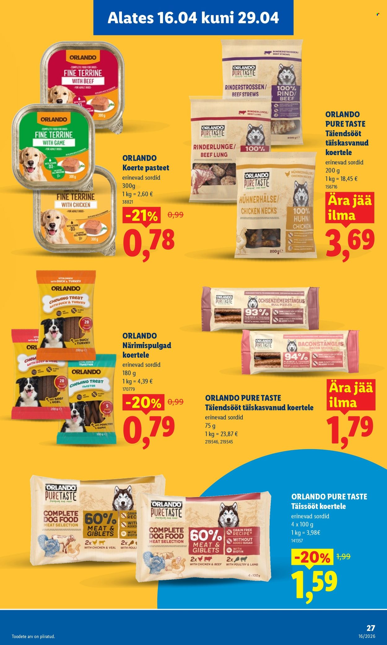 lidl - Lidl kliendileht - Kliendileht (13.04 - 19.04.2026) - page: 27