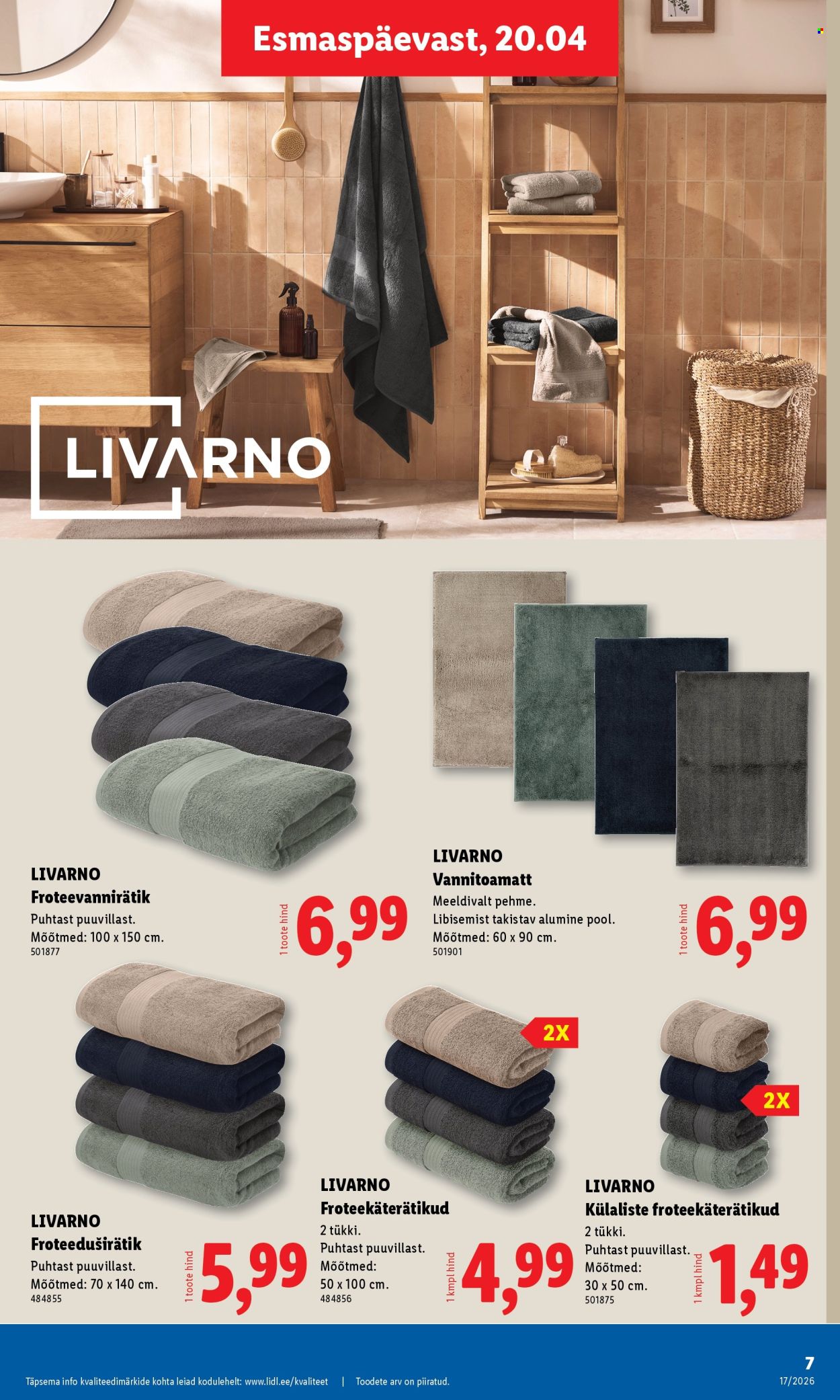 lidl - Lidl kliendileht - Tööstuskaupade pakkumised (20.04 - 26.04.2026) - page: 7