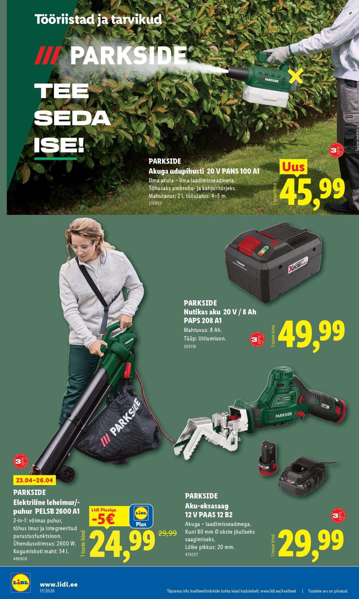 lidl - Lidl kliendileht - Tööstuskaupade pakkumised (20.04 - 26.04.2026) - page: 12