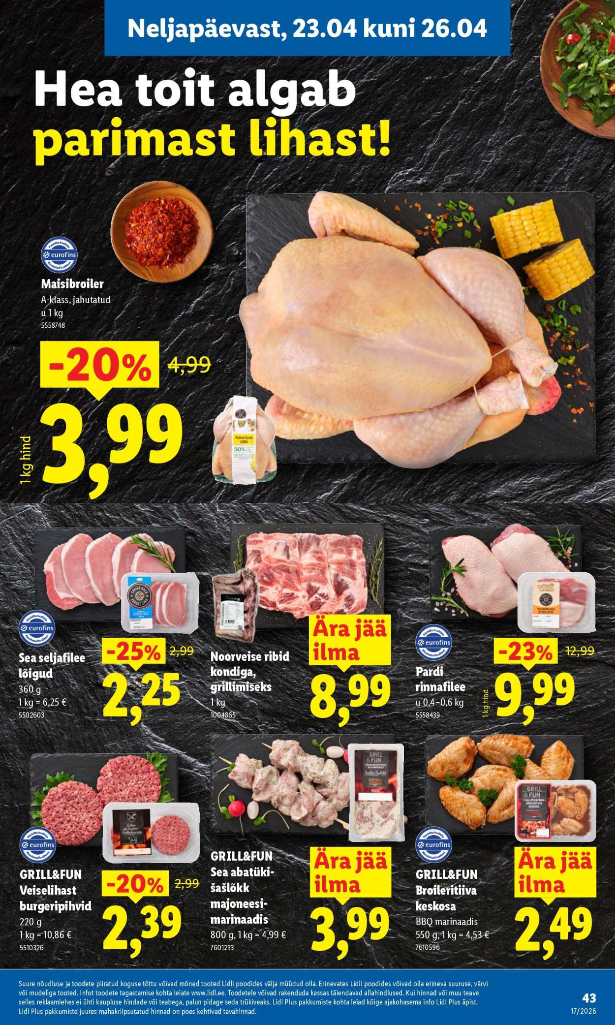 lidl - Lidl kliendileht - Kliendileht (20.04 - 26.04.2026) - page: 43