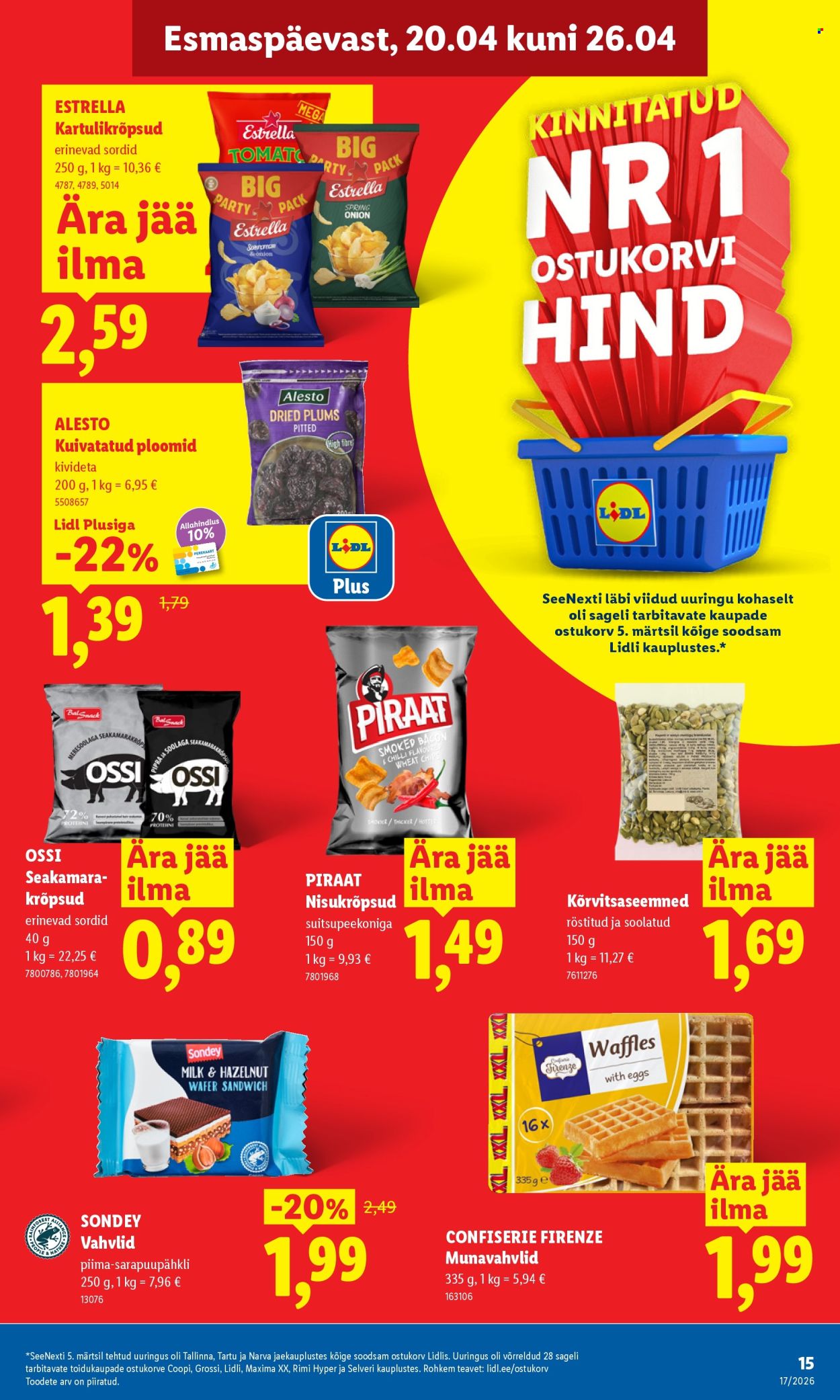 lidl - Lidl kliendileht - Kliendileht (20.04 - 26.04.2026) - page: 15