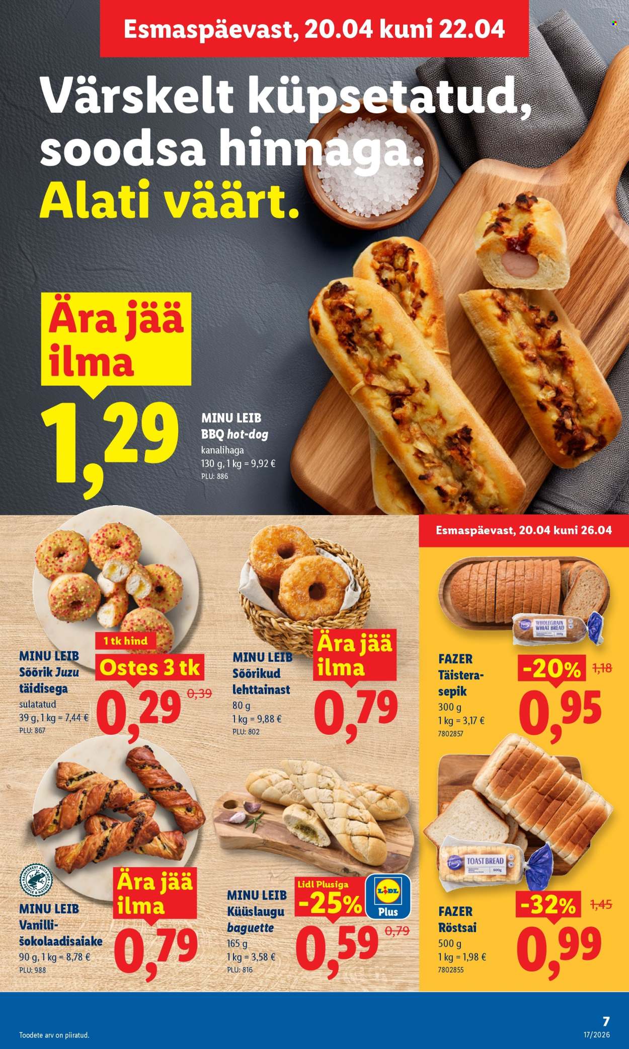 lidl - Lidl kliendileht - Kliendileht (20.04 - 26.04.2026) - page: 7