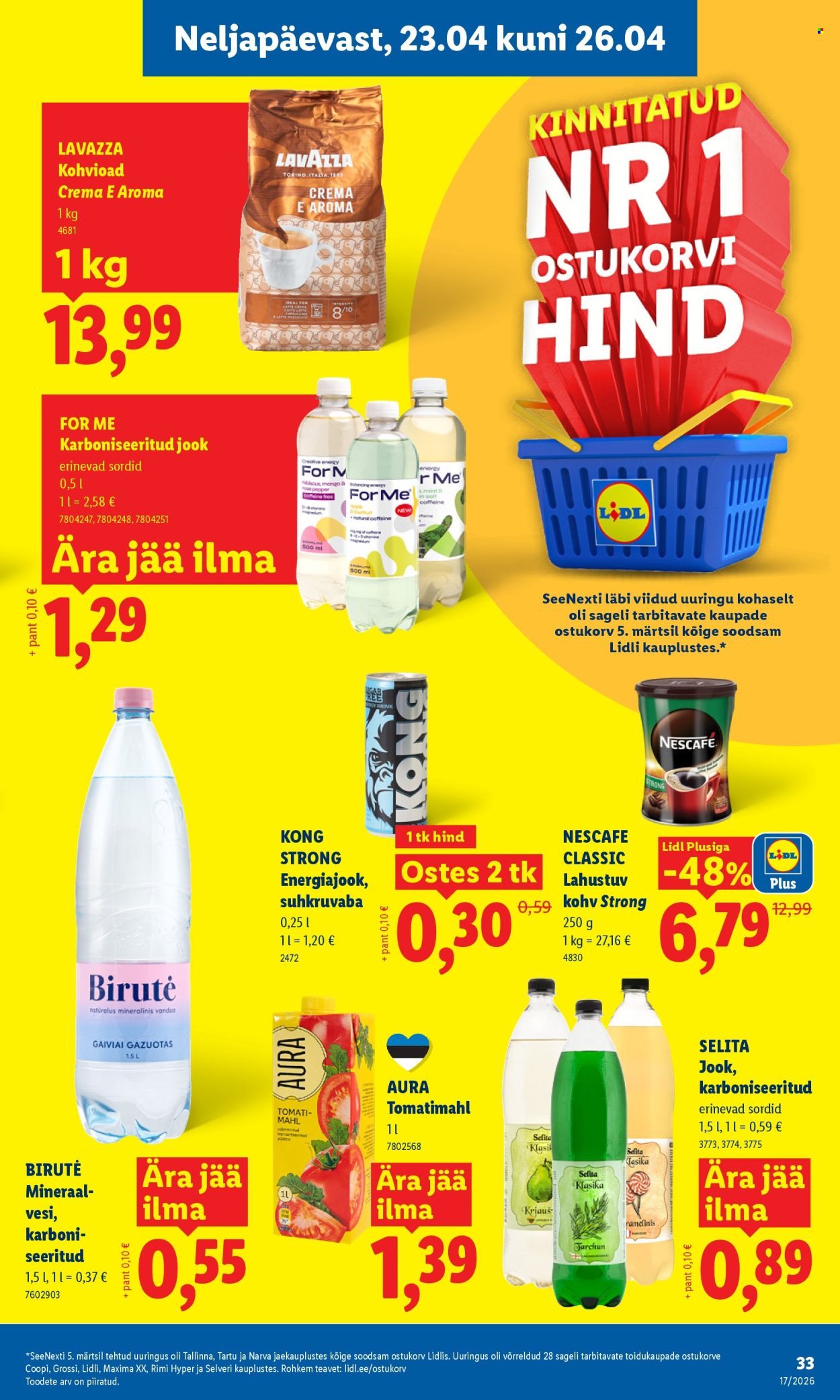 lidl - Lidl kliendileht - Kliendileht (20.04 - 26.04.2026) - page: 33