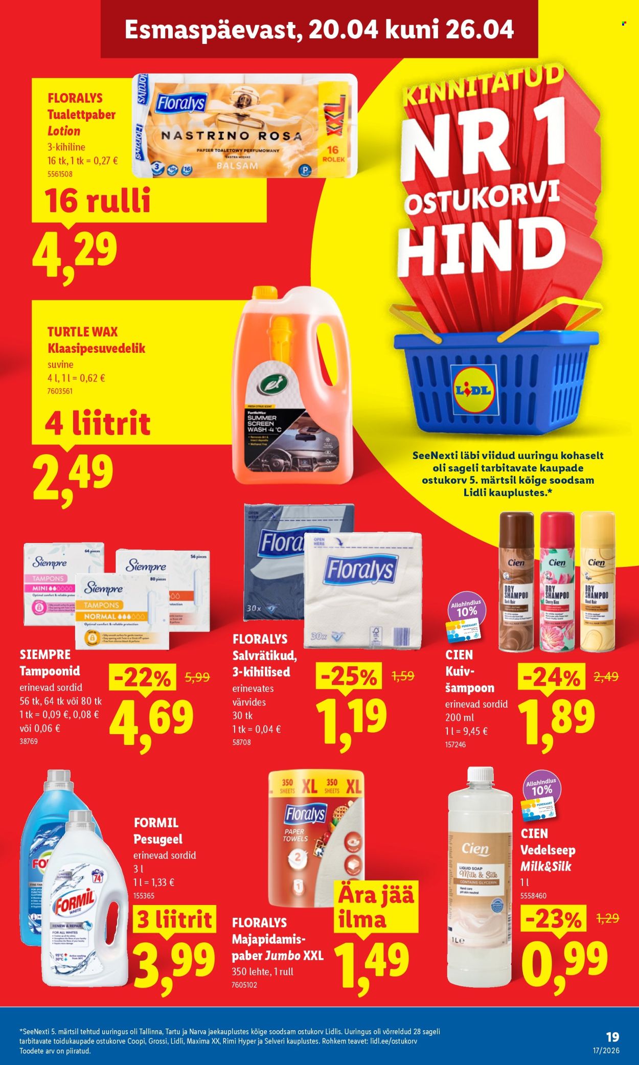 lidl - Lidl kliendileht - Kliendileht (20.04 - 26.04.2026) - page: 19