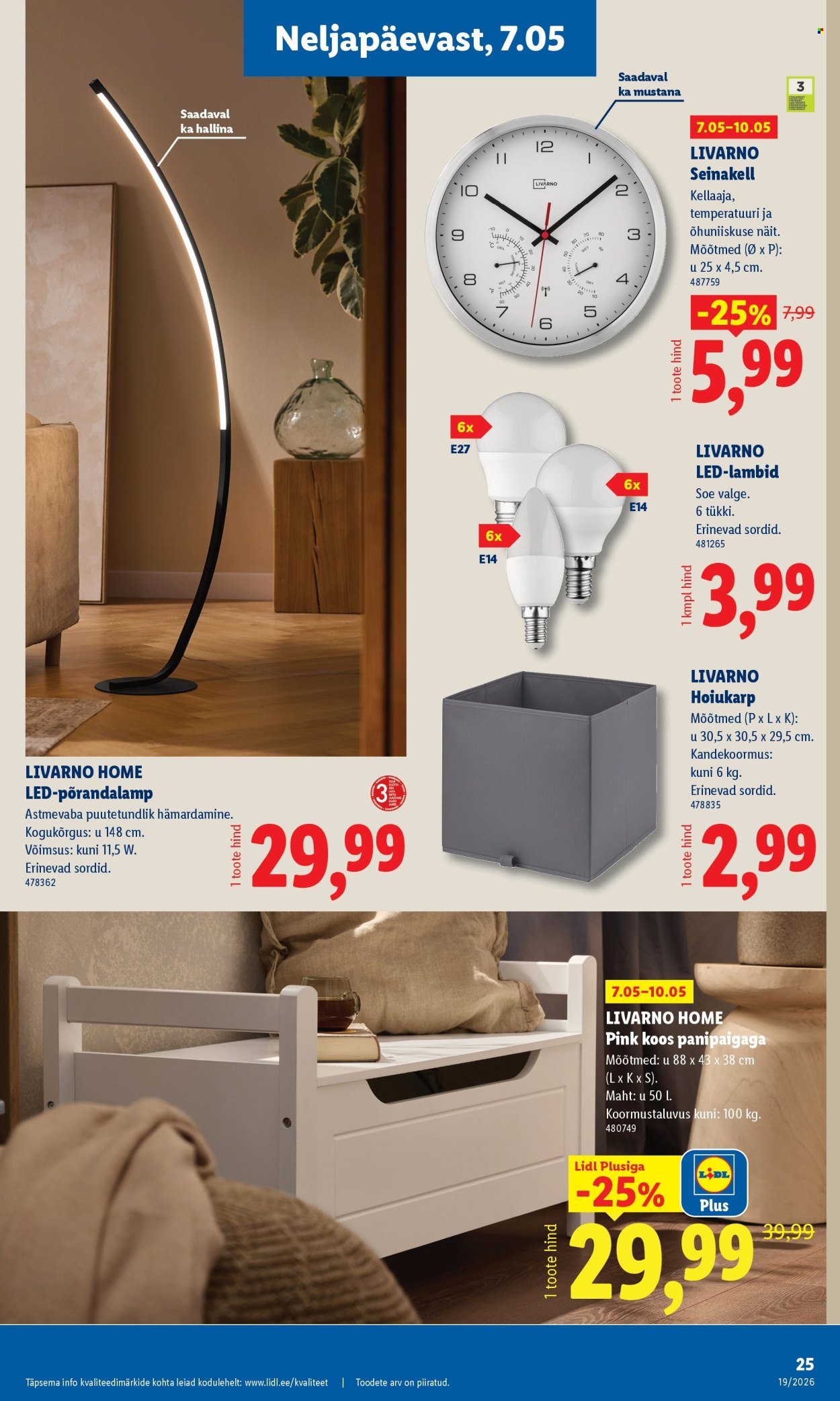 lidl - Lidl kliendileht - Tööstuskaupade pakkumised (4.05 - 10.05.2026) - page: 25
