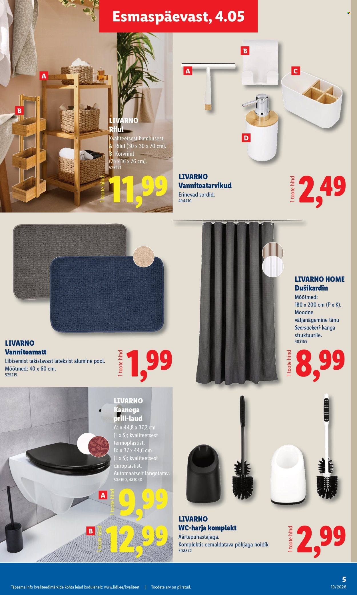 lidl - Lidl kliendileht - Tööstuskaupade pakkumised (4.05 - 10.05.2026) - page: 5