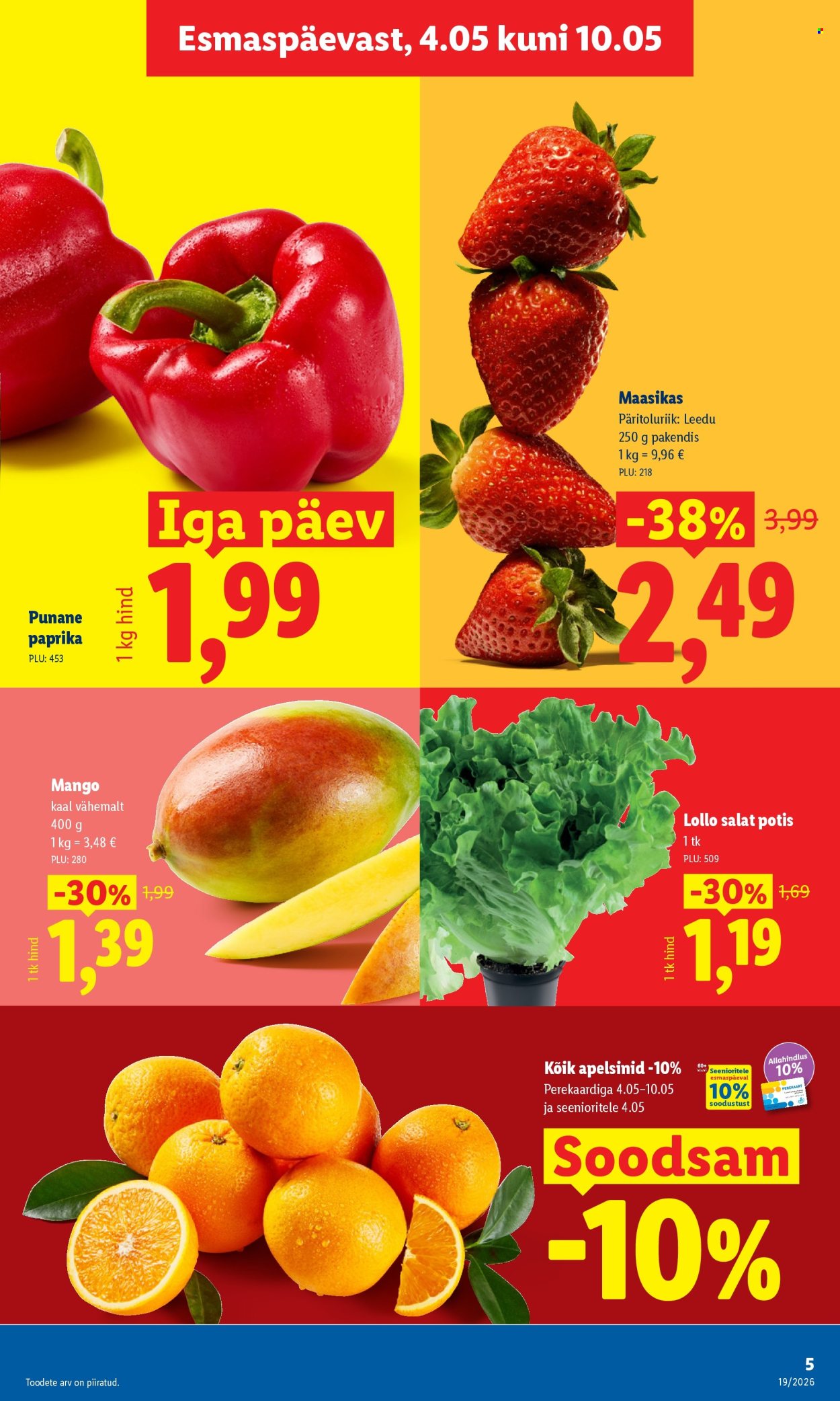 lidl - Lidl kliendileht - Kliendileht (4.05 - 10.05.2026) - page: 5