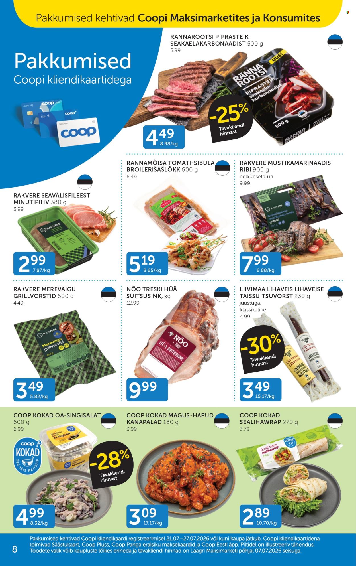 coop - Coop kliendileht (21.07 - 27.07.2026) - page: 8