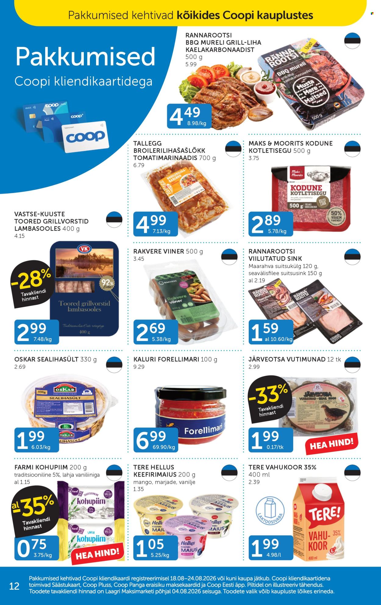 coop - Coop kliendileht (18.08 - 24.08.2026) - page: 12