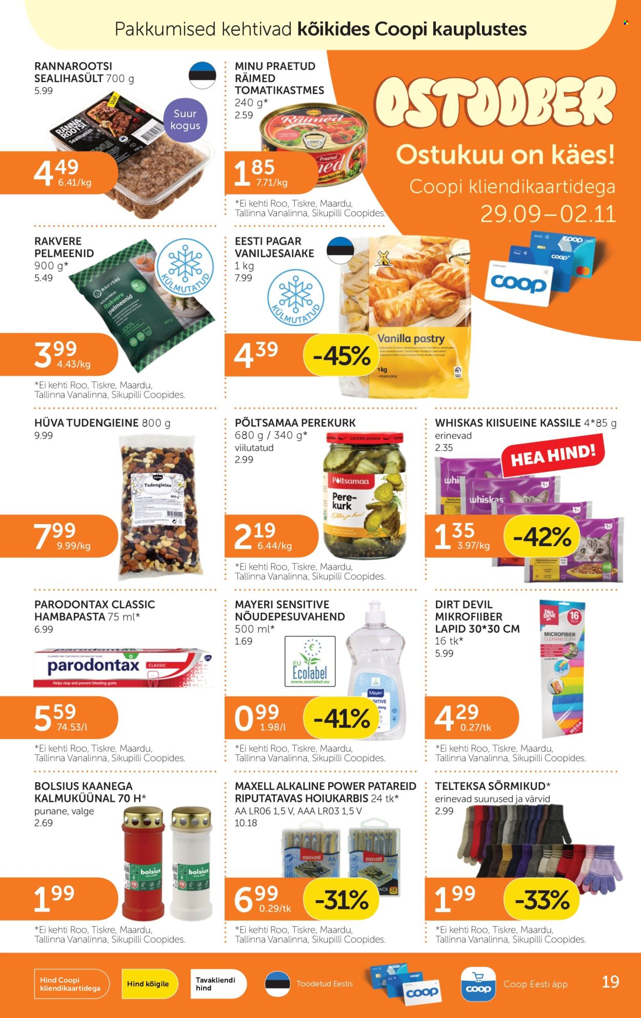 coop - Coop kliendileht (29.09 - 5.10.2026) - page: 19