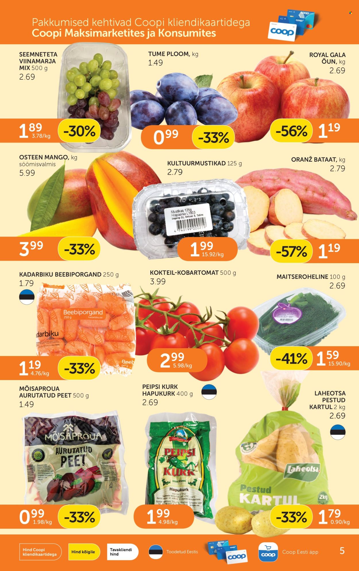 coop - Coop kliendileht (29.09 - 5.10.2026) - page: 5