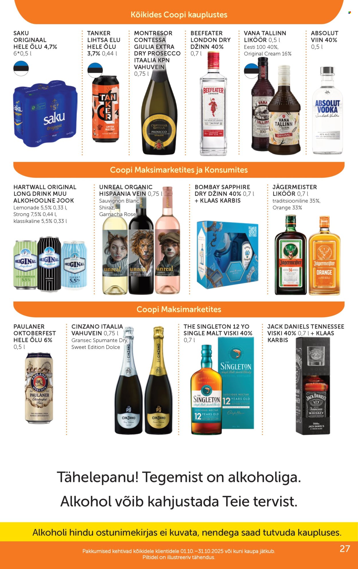 coop - Coop kliendileht (14.10 - 20.10.2025) - page: 27