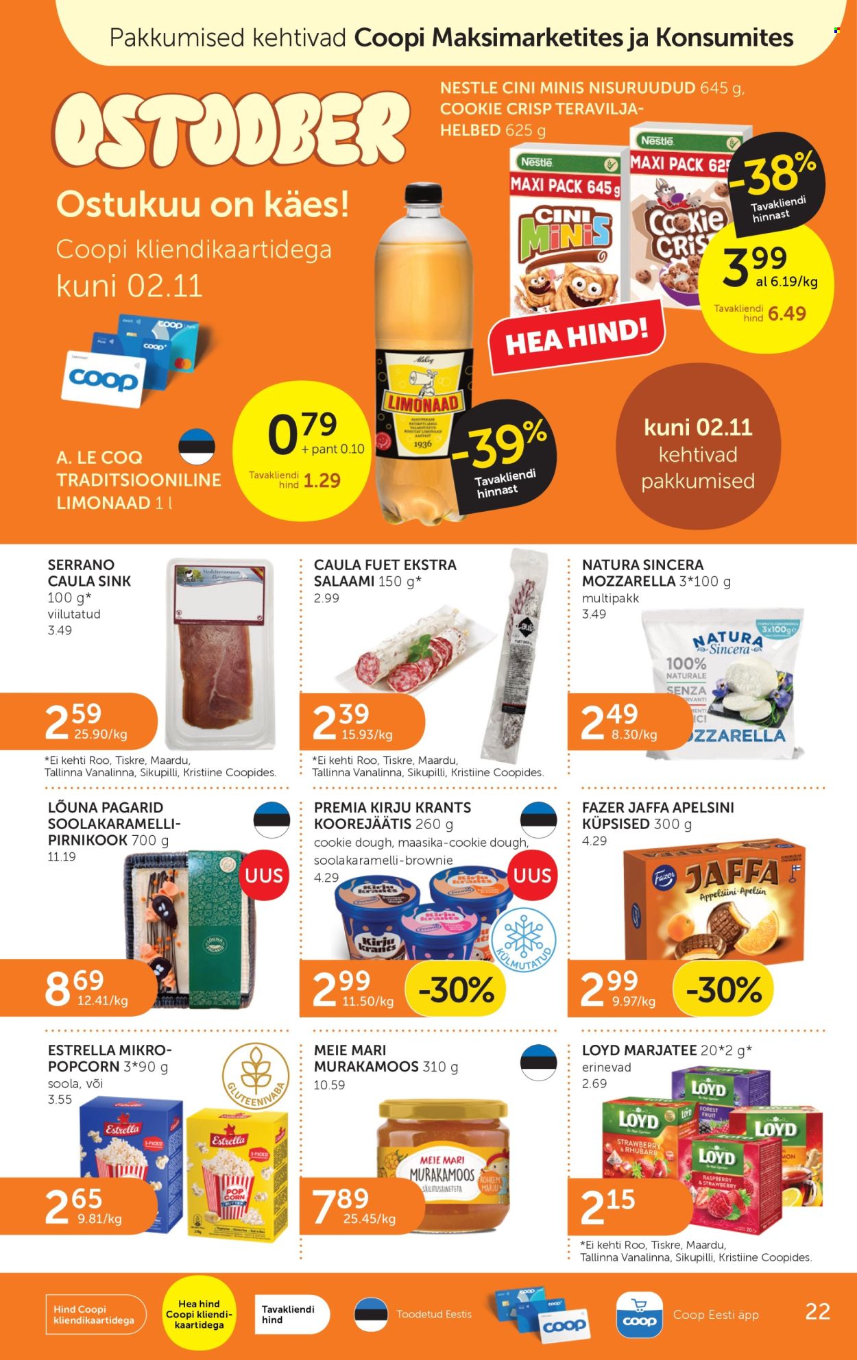 coop - Coop kliendileht (13.10 - 19.10.2026) - page: 22