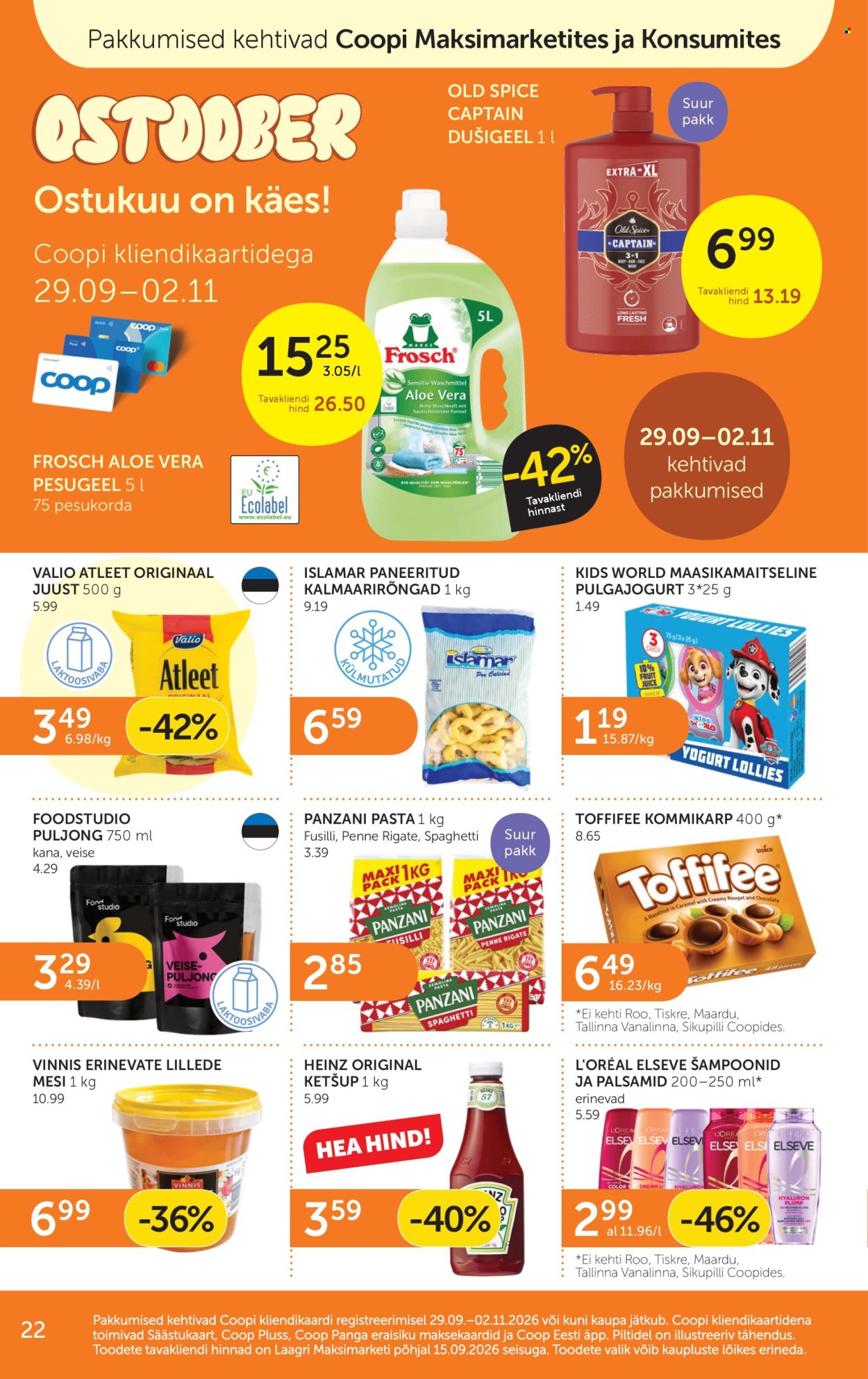 coop - Coop kliendileht (20.10 - 26.10.2026) - page: 22