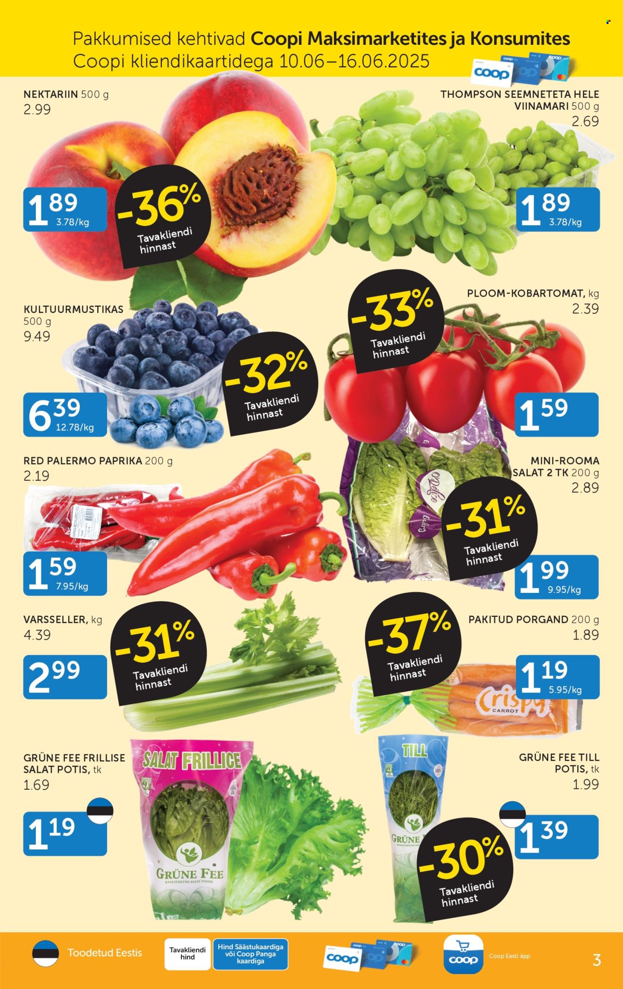 coop - Coop kliendileht (10.06 - 24.06.2025) - page: 3
