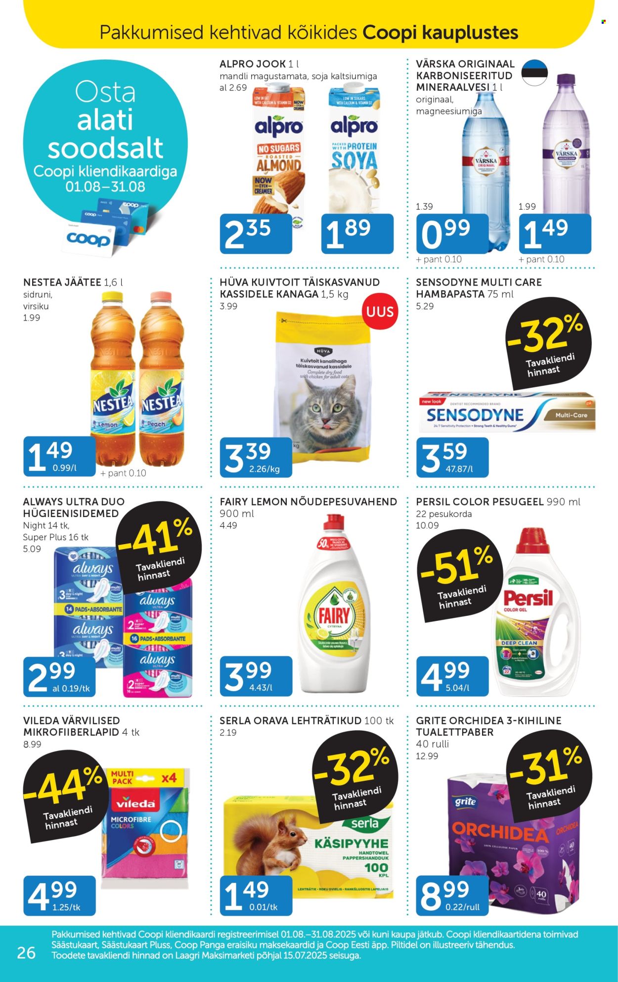 coop - Coop kliendileht (29.07 - 4.08.2025) - page: 26