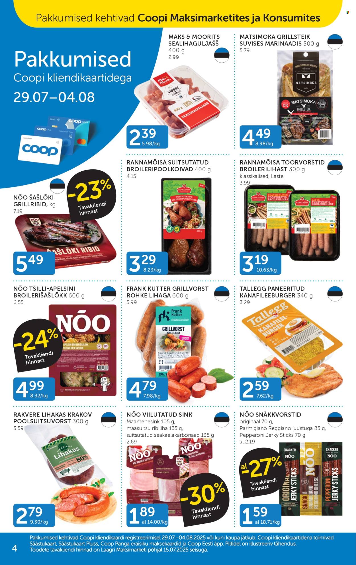 coop - Coop kliendileht (29.07 - 4.08.2025) - page: 4