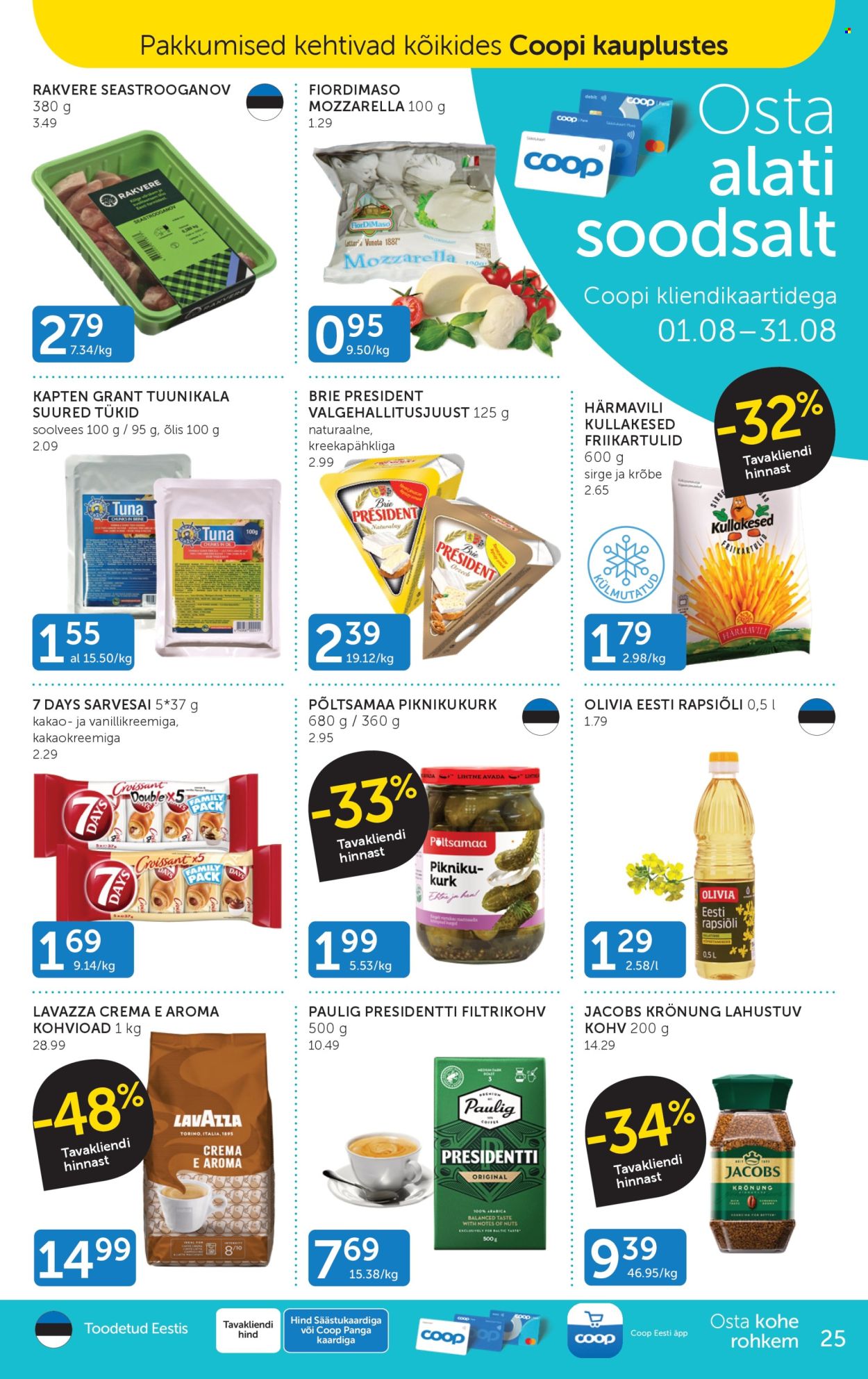 coop - Coop kliendileht (29.07 - 4.08.2025) - page: 25