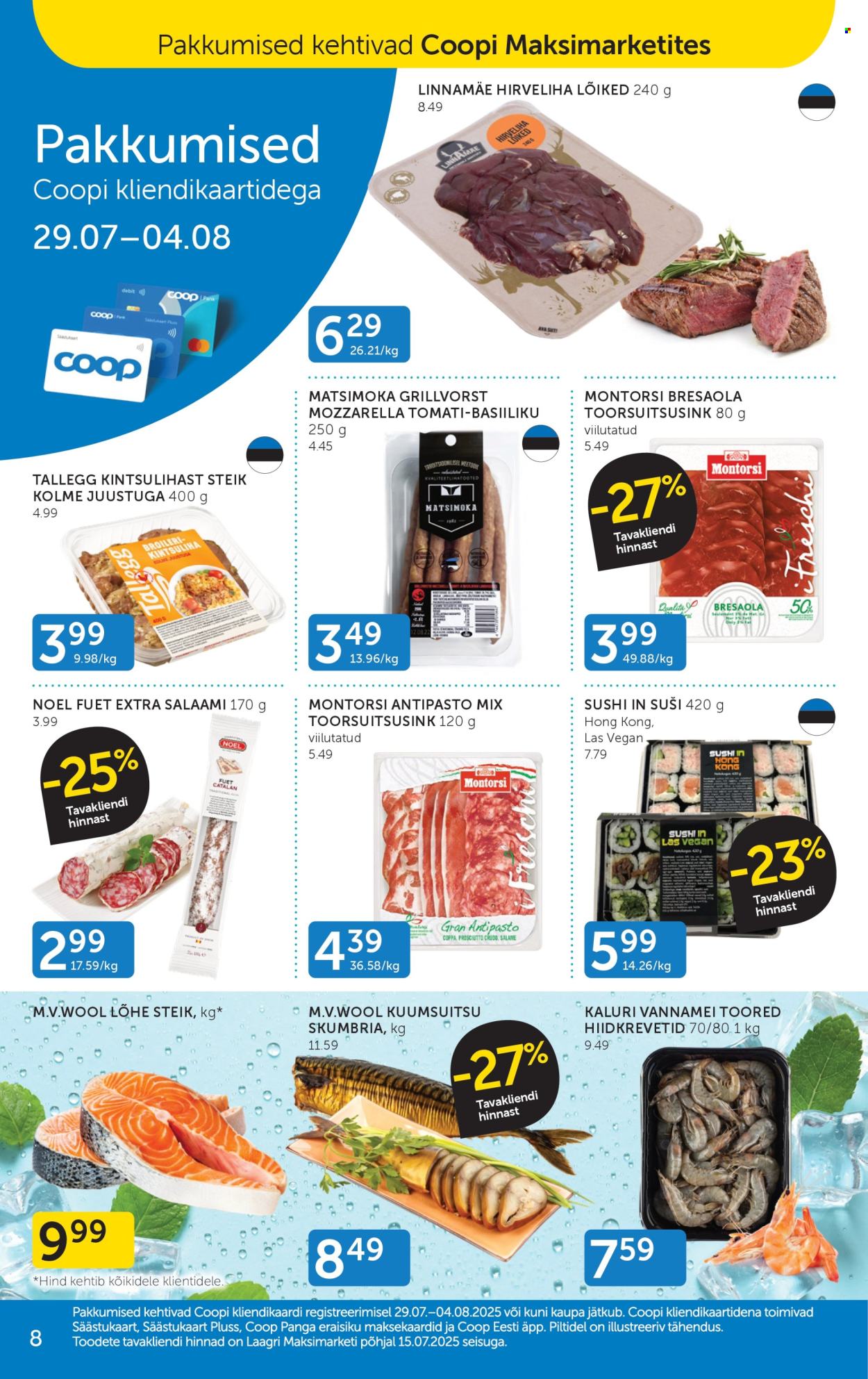 coop - Coop kliendileht (29.07 - 4.08.2025) - page: 8