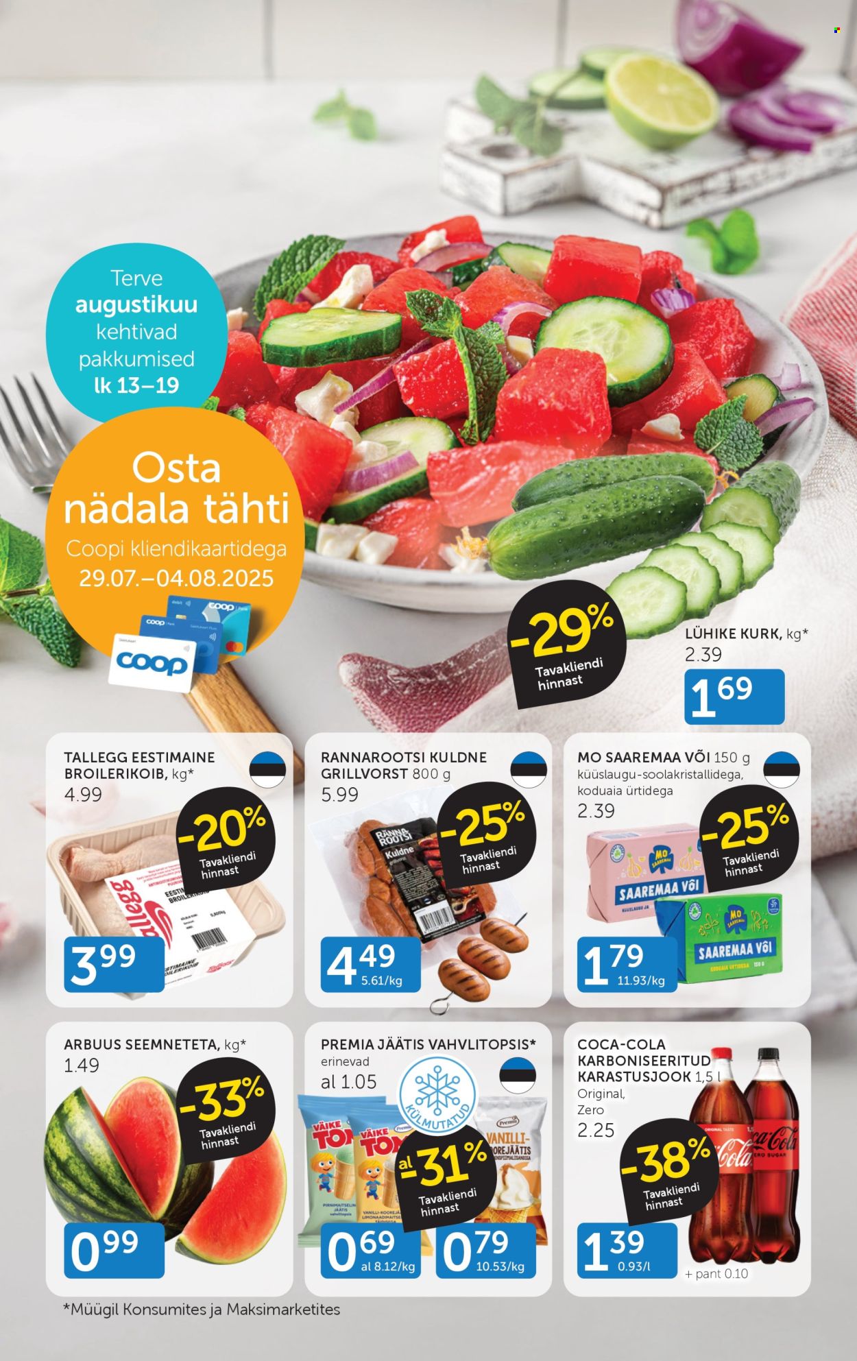 coop - Coop kliendileht (29.07 - 4.08.2025)