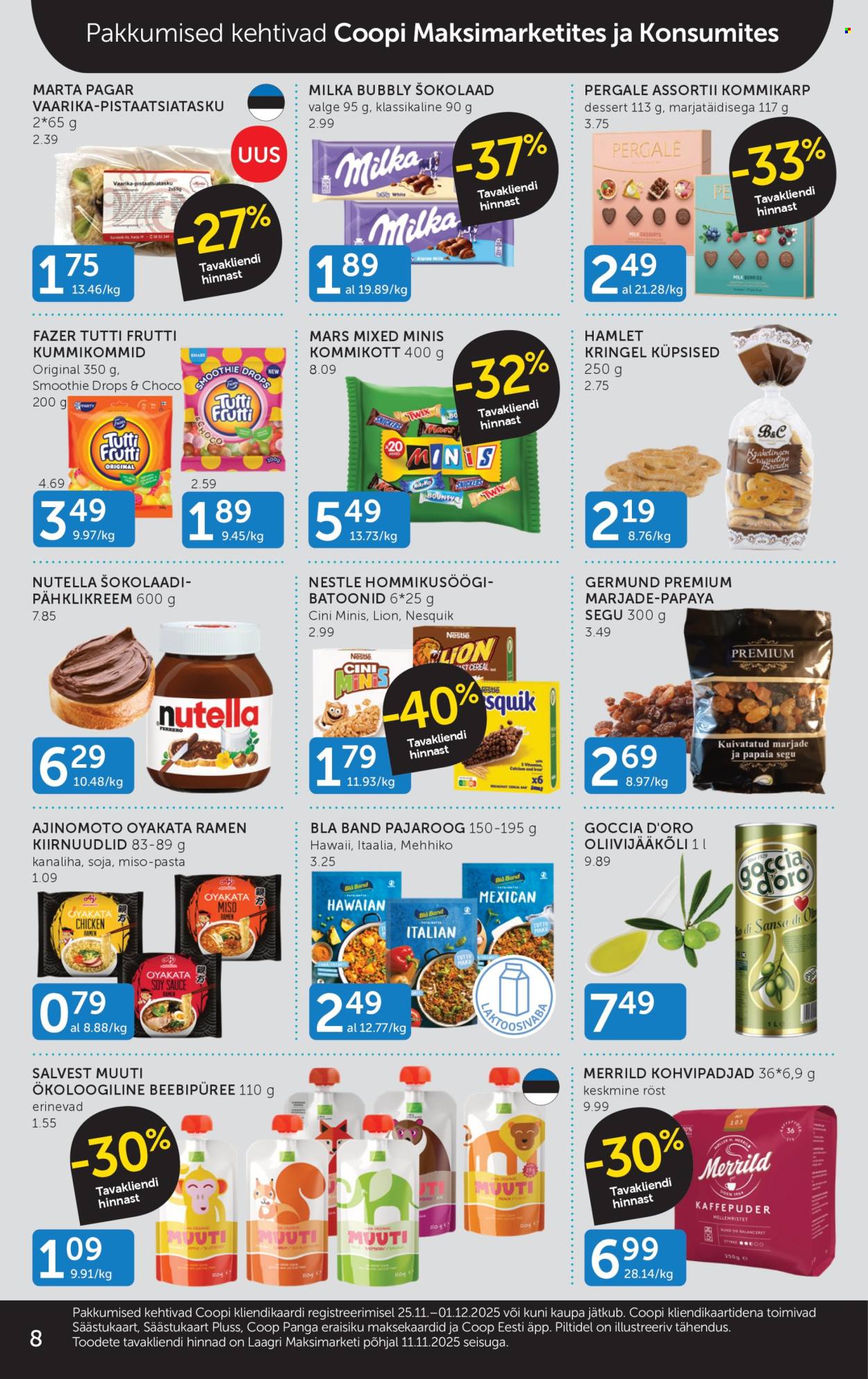 coop - Coop kliendileht (25.11 - 1.12.2025) - page: 8