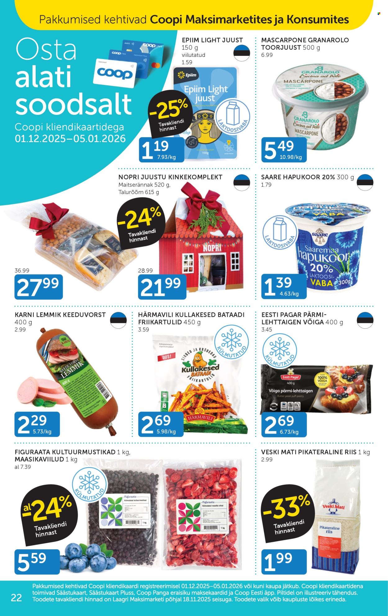 coop - Coop kliendileht (30.12.2025 - 5.01.2026) - page: 22