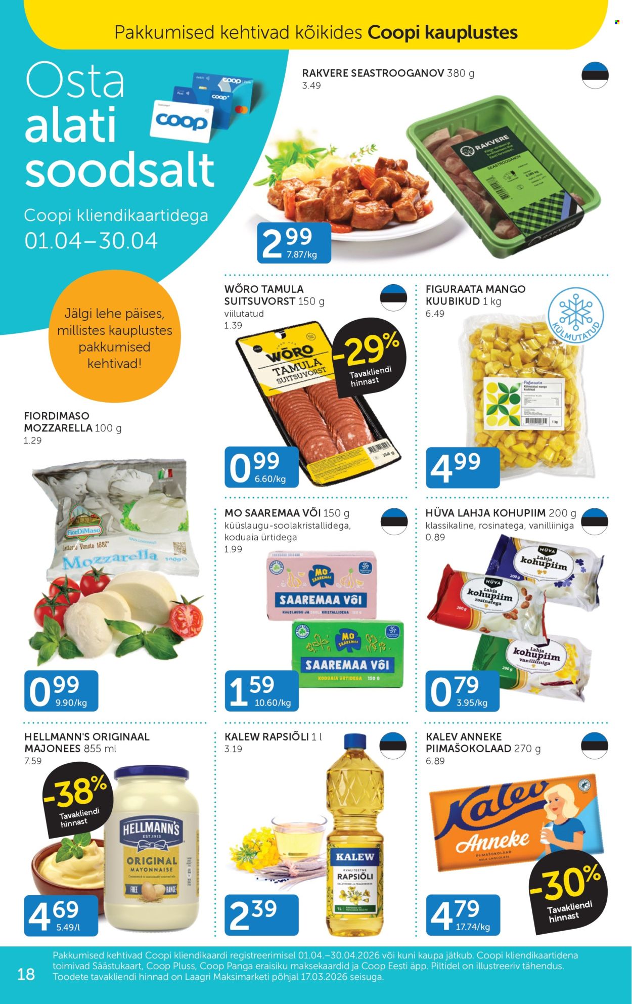 coop - Coop kliendileht (31.03 - 6.04.2026) - page: 18