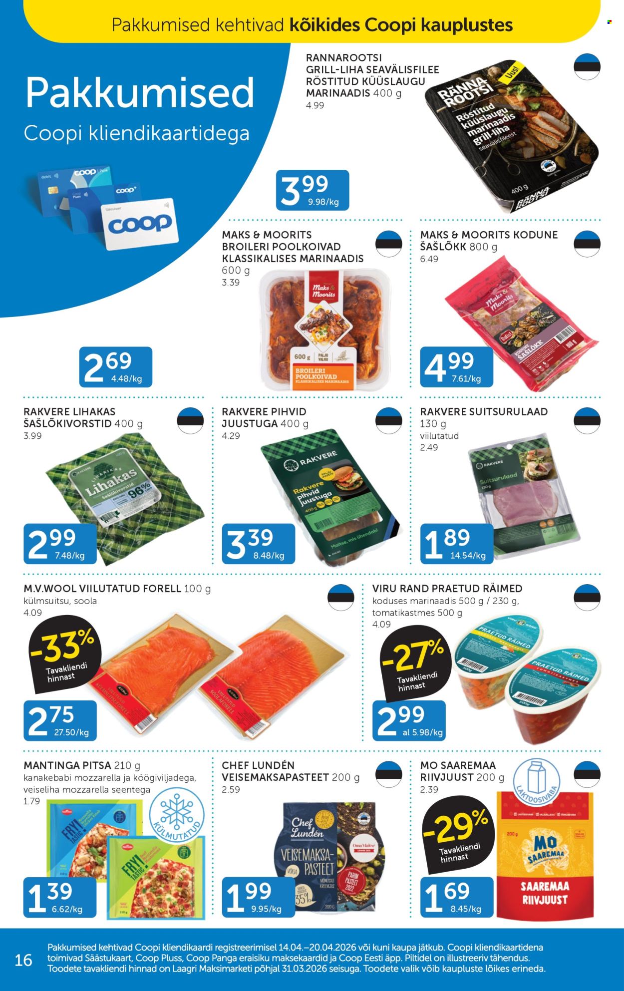 coop - Coop kliendileht (14.04 - 20.04.2026) - page: 16