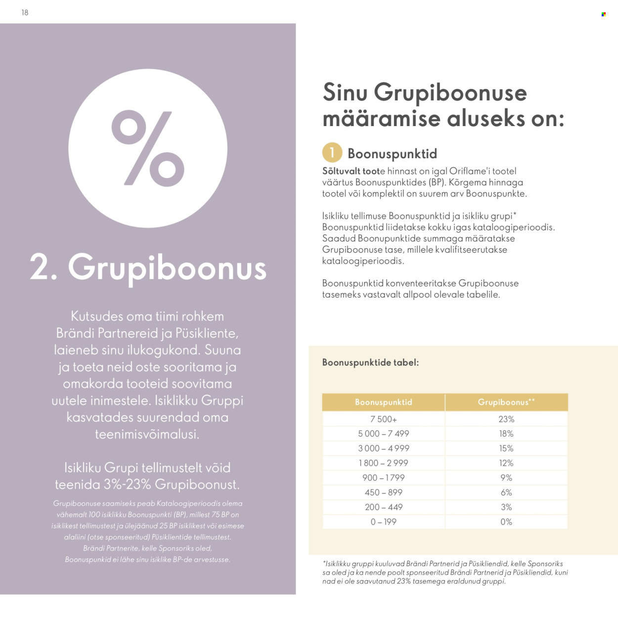 oriflame - Oriflame kliendileht - Brändi Partneri Preemiaplaan - page: 18 oriflame - Oriflame kliendileht - Brändi Partneri Preemiaplaan - page: 18