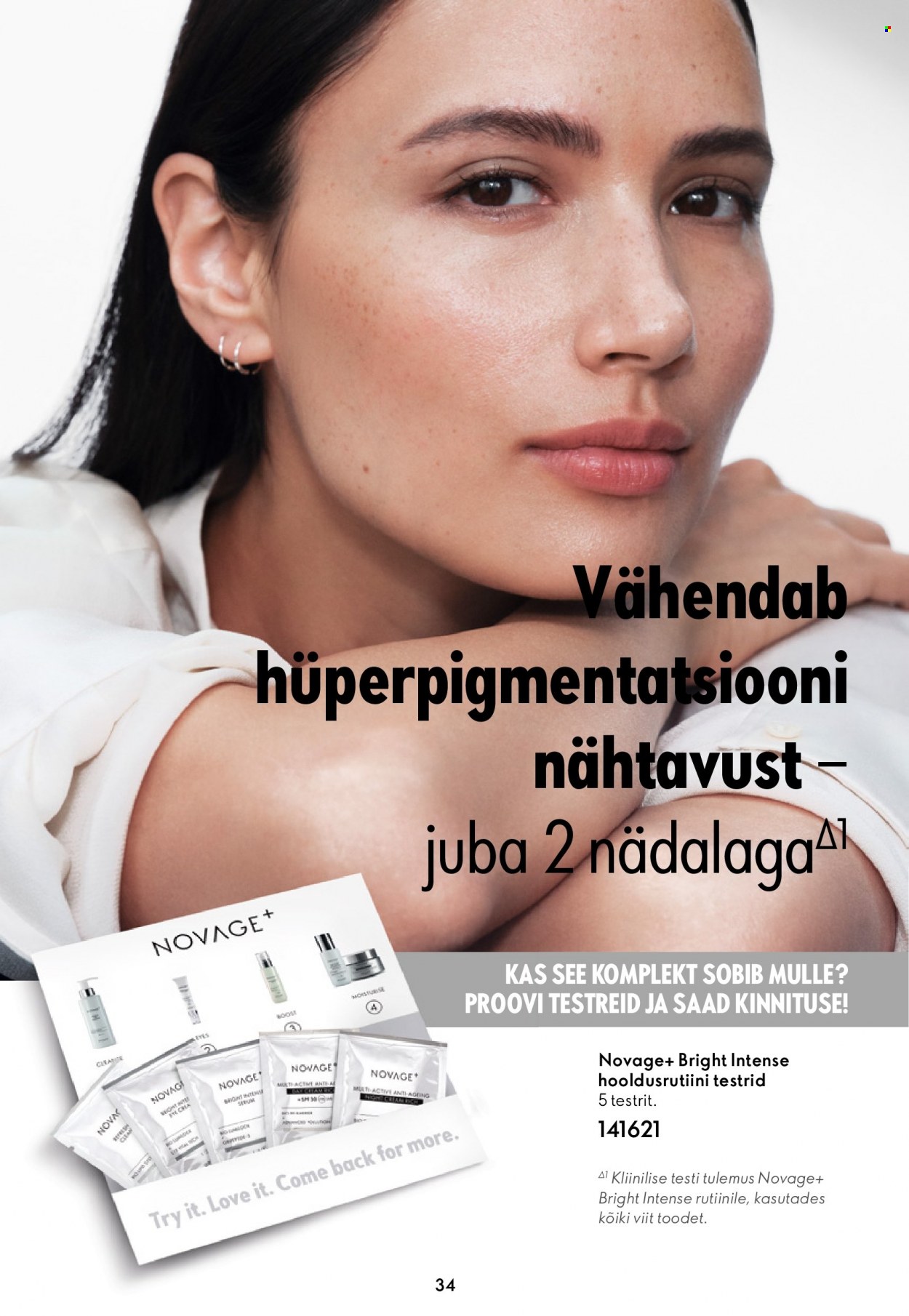 oriflame - Oriflame kliendileht - Novage+ tutvustus - page: 34