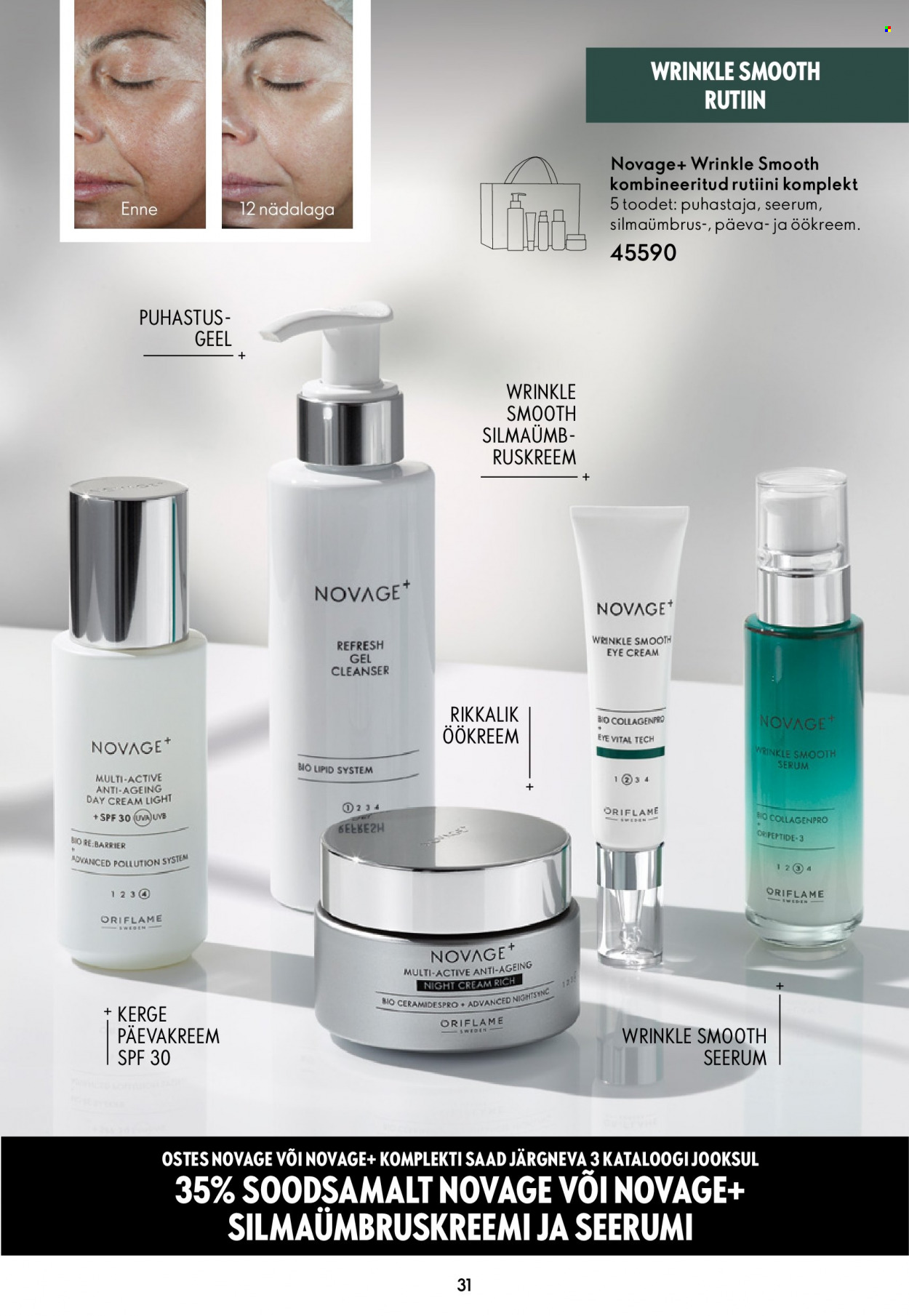 oriflame - Oriflame kliendileht - Novage+ tutvustus - page: 31