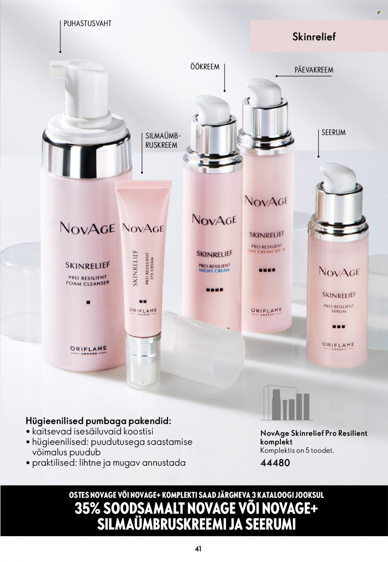 oriflame - Oriflame kliendileht - Novage+ tutvustus - page: 41
