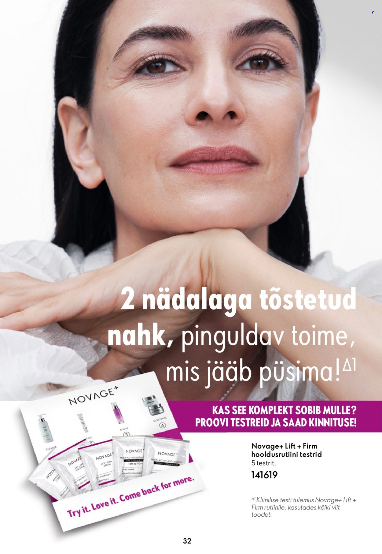 oriflame - Oriflame kliendileht - Novage+ tutvustus - page: 32