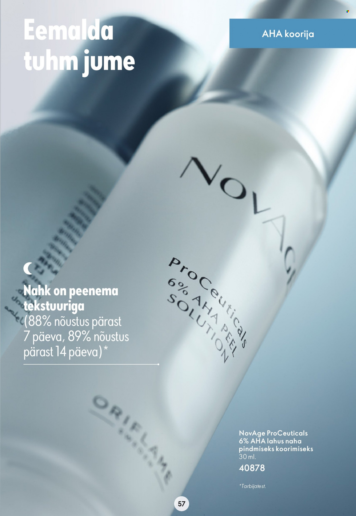 oriflame - Oriflame kliendileht - Novage+ tutvustus - page: 57