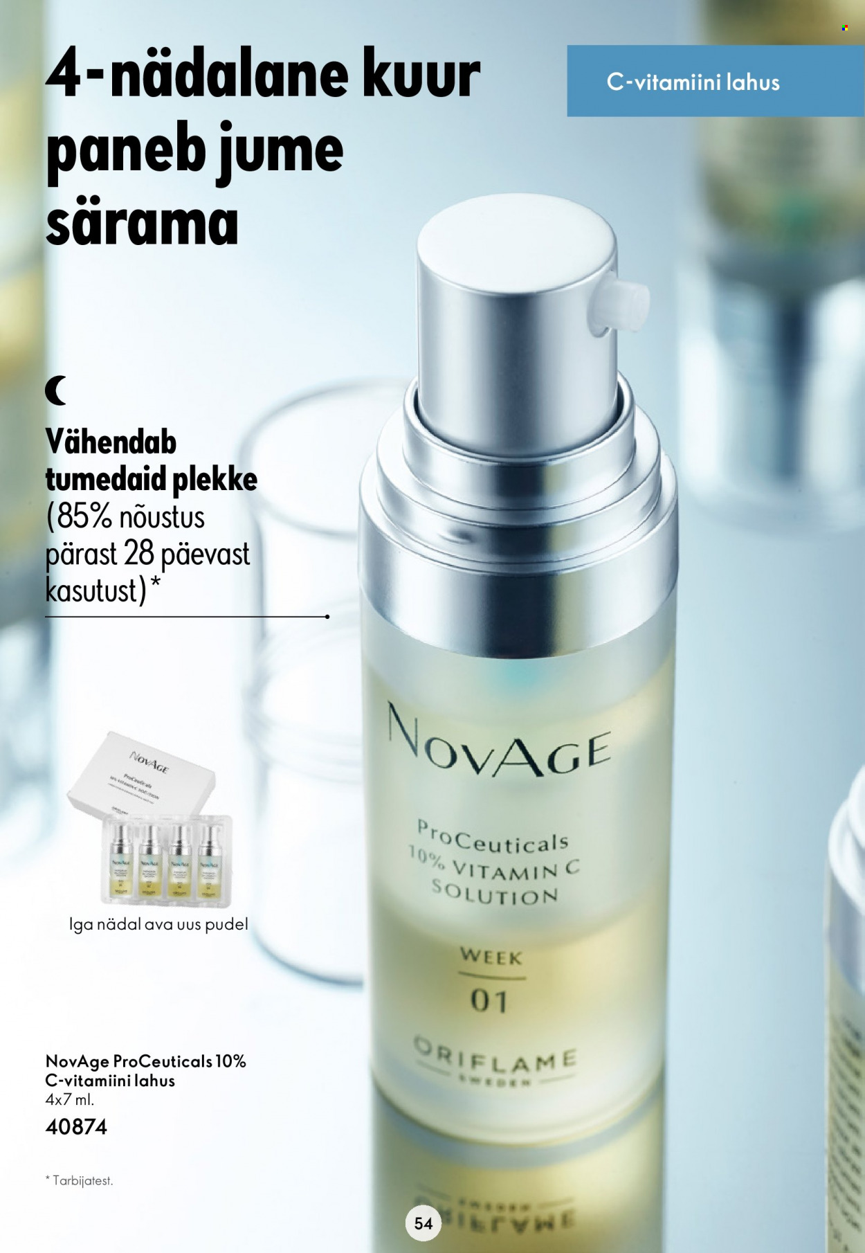 oriflame - Oriflame kliendileht - Novage+ tutvustus - page: 54