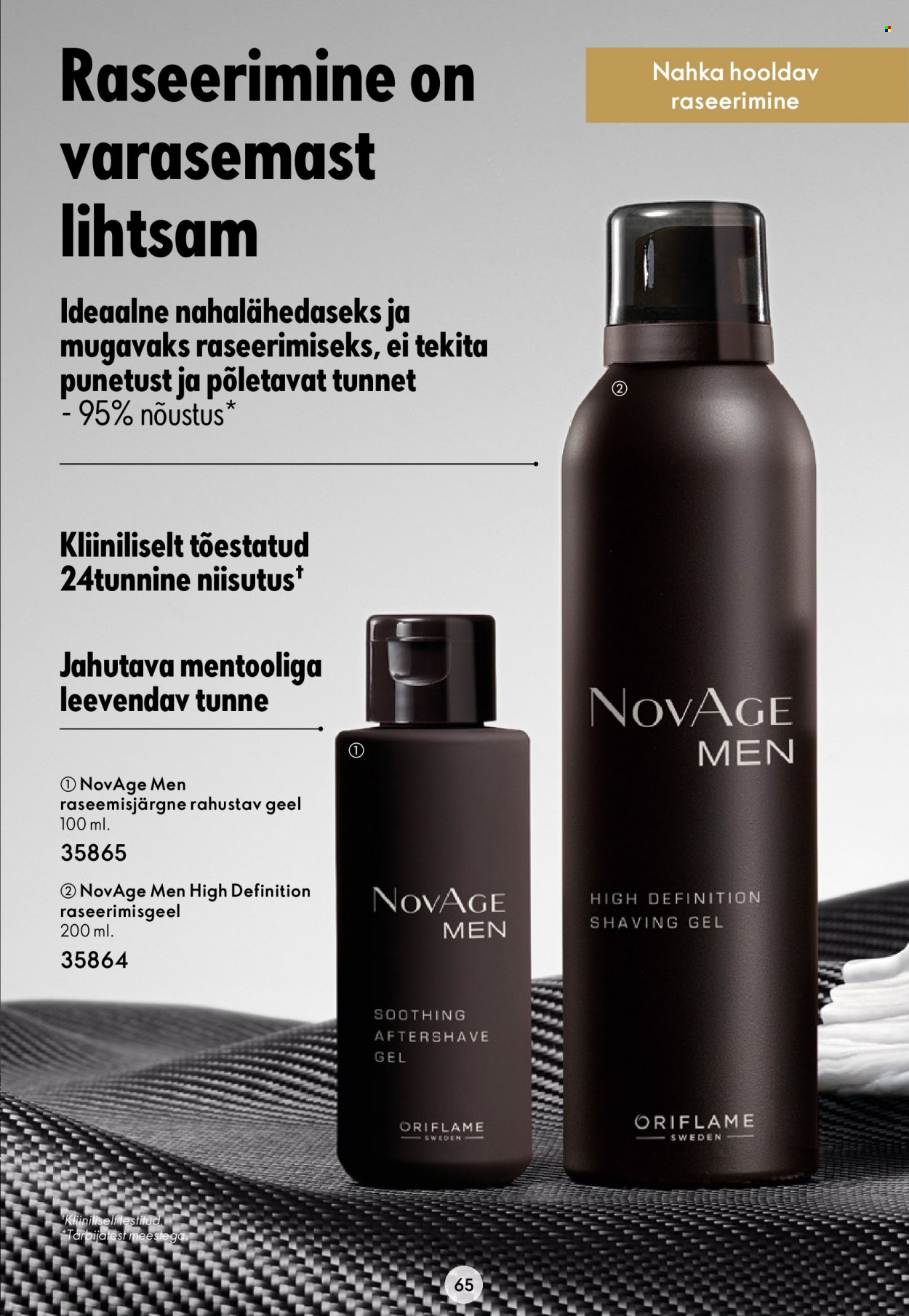 oriflame - Oriflame kliendileht - Novage+ tutvustus - page: 65