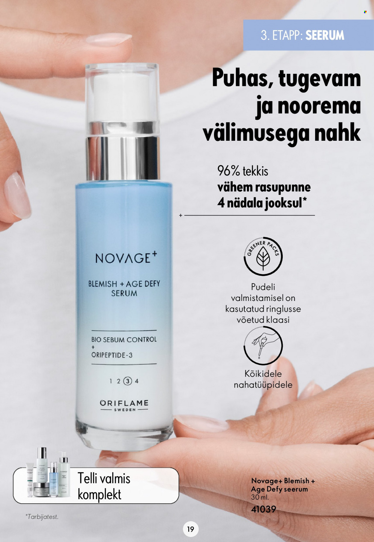 oriflame - Oriflame kliendileht - Novage+ tutvustus - page: 19