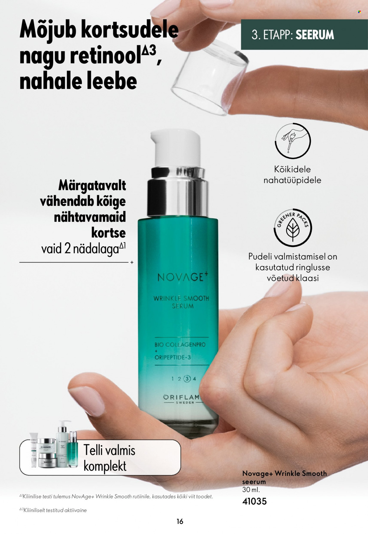 oriflame - Oriflame kliendileht - Novage+ tutvustus - page: 16