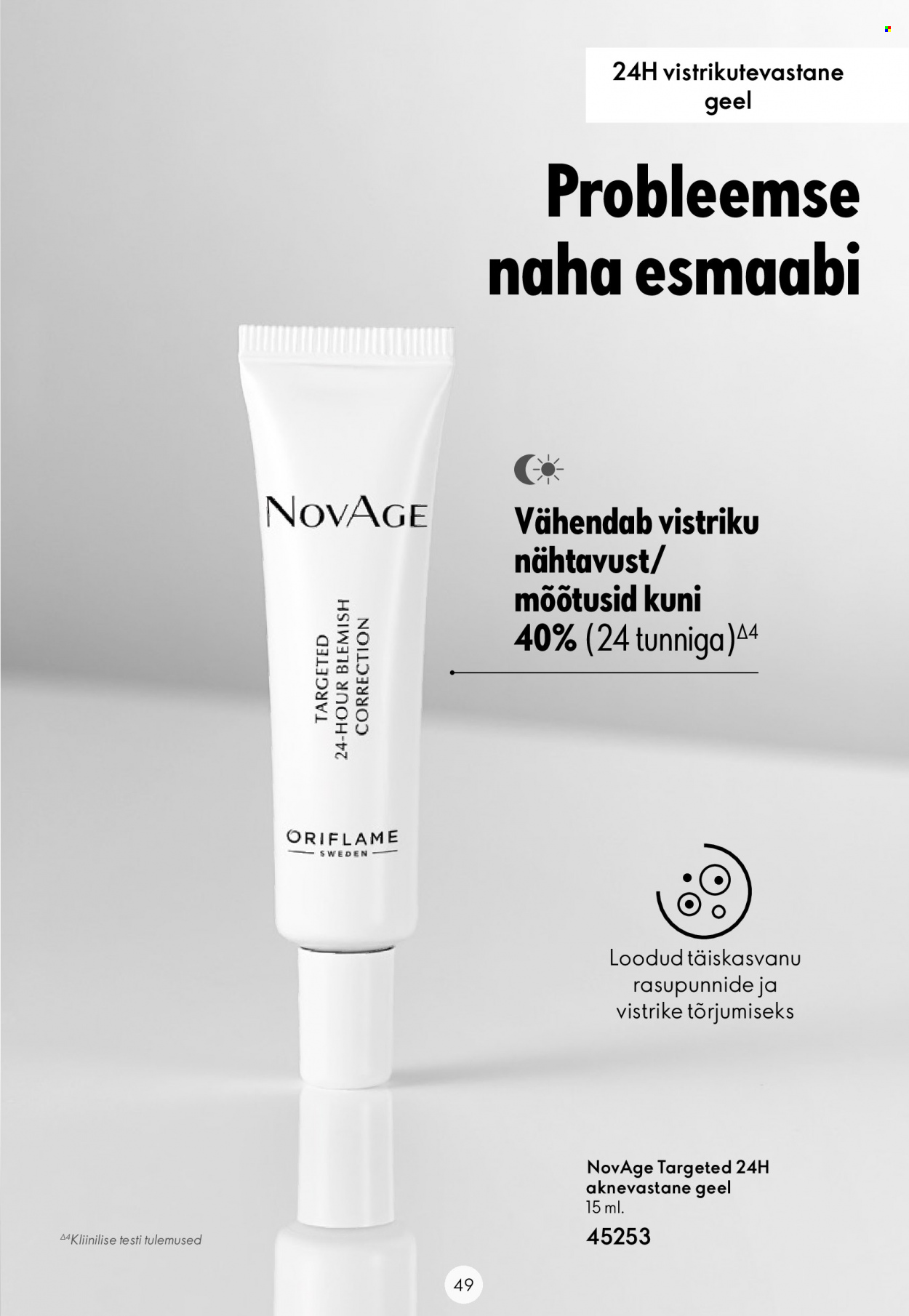 oriflame - Oriflame kliendileht - Novage+ tutvustus - page: 49
