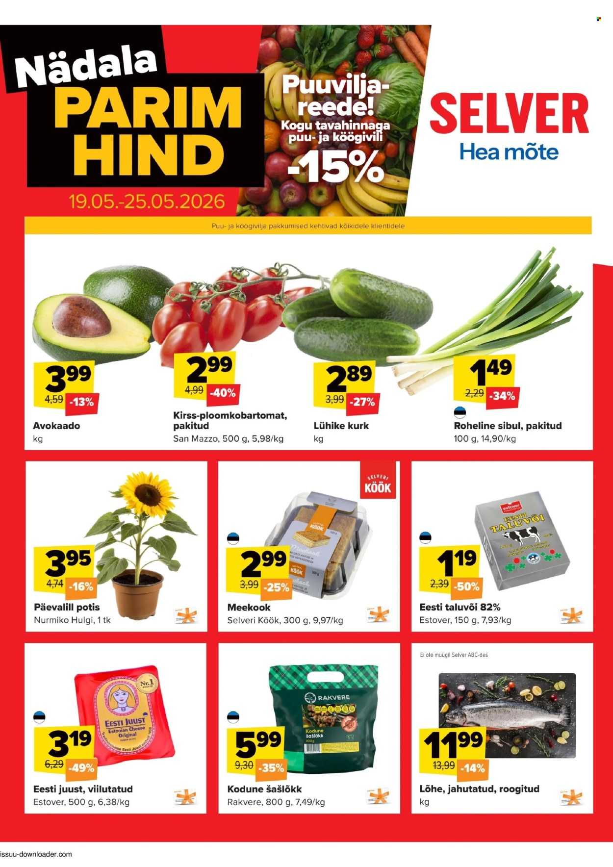 selver - Selver kliendileht - Nädala parim hind (19.05 - 25.05.2026)