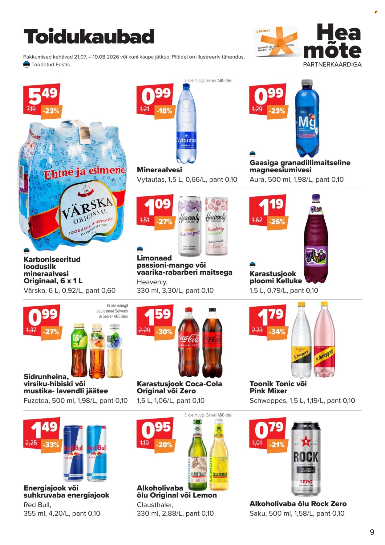 selver - Selver kliendileht (21.07 - 10.08.2026) - page: 9