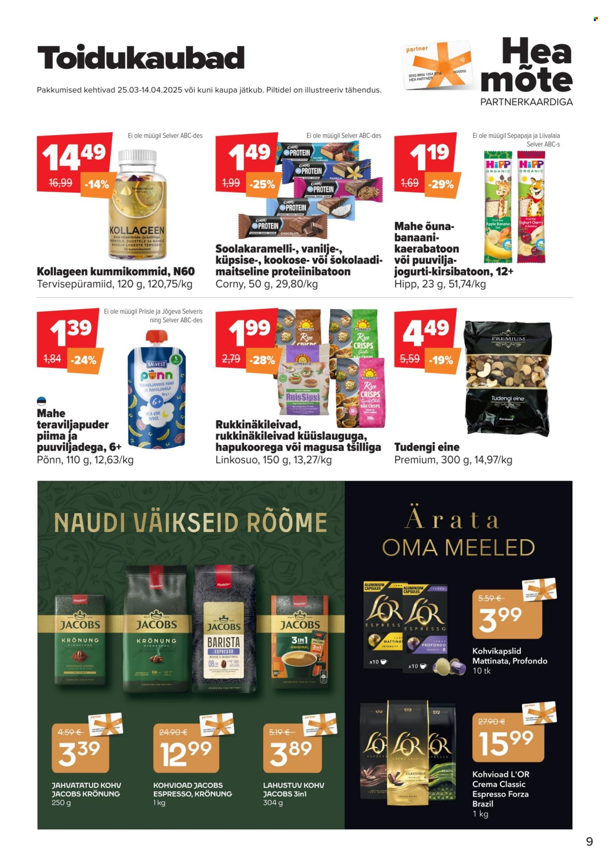 selver - Selver kliendileht - Hea Mõte (25.03 - 14.04.2025) - page: 9