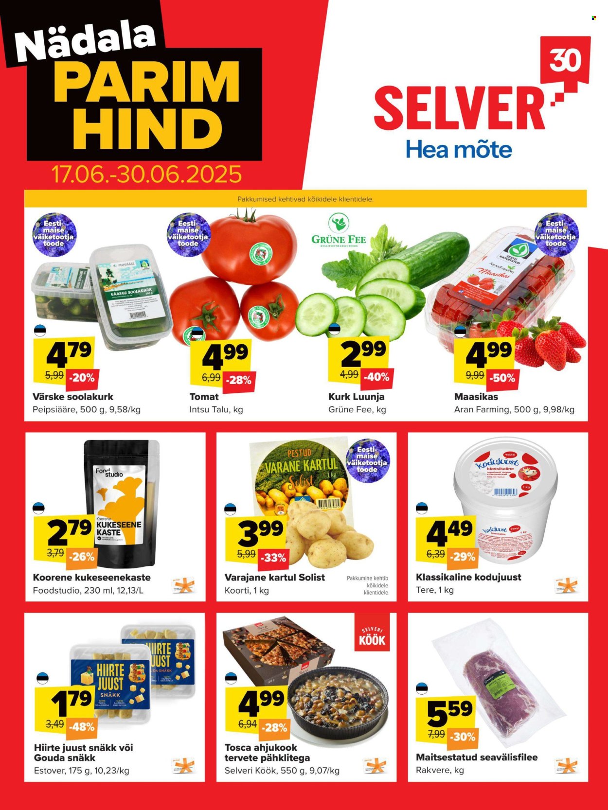 selver - Selver kliendileht - Nädala PARIM HIND (17.06 - 30.06.2025)