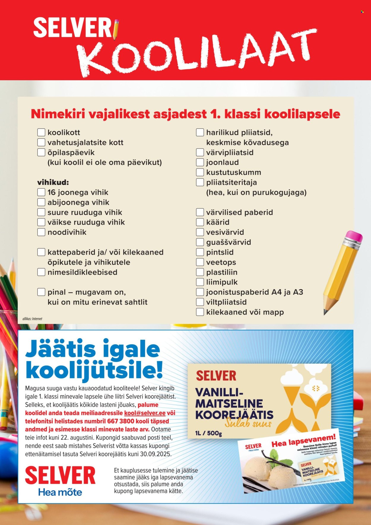 selver - Selver kliendileht - Koolilaat (5.08 - 15.09.2025) - page: 8