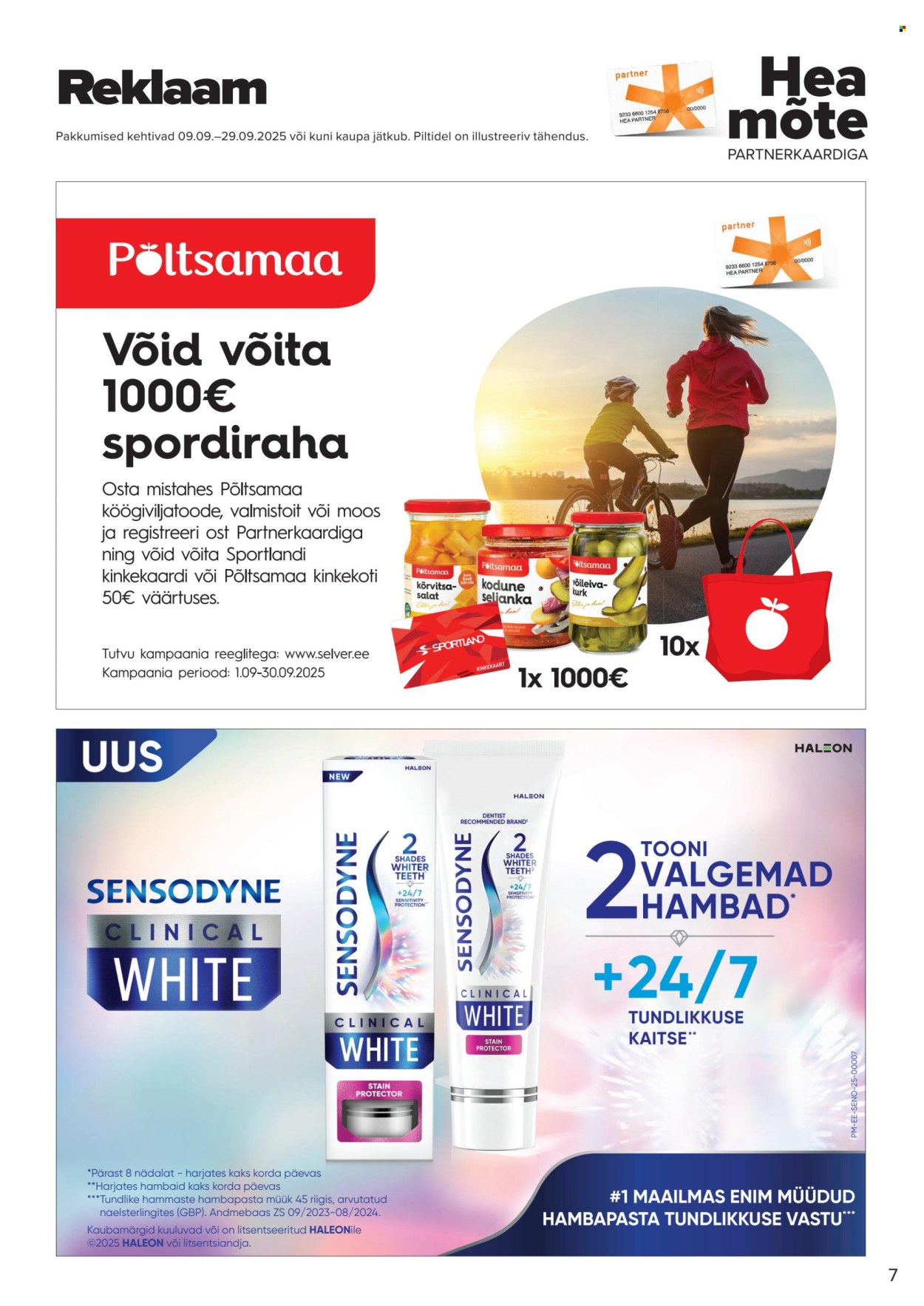 selver - Selver kliendileht - Hea Mõte (9.09 - 29.09.2025) - page: 7