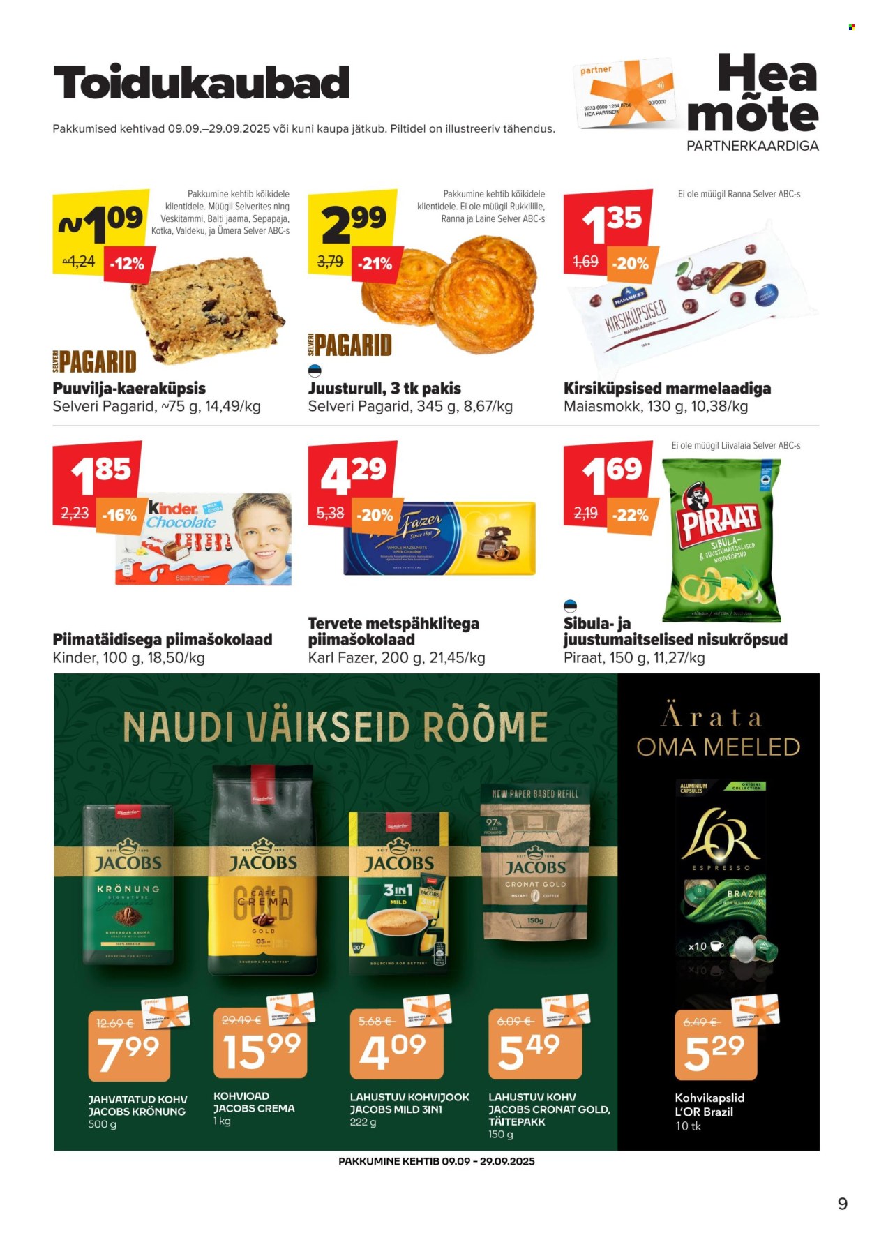 selver - Selver kliendileht - Hea Mõte (9.09 - 29.09.2025) - page: 9