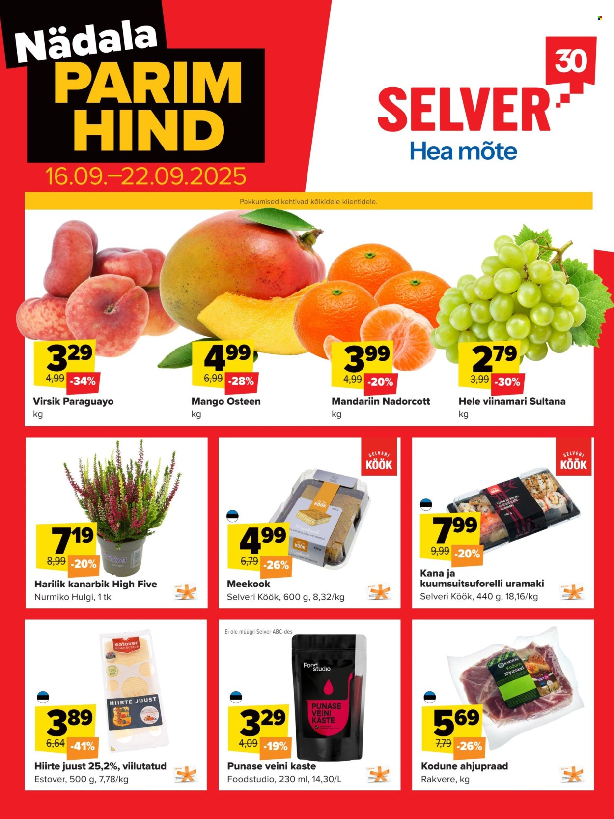selver - Selver kliendileht (16.09 - 22.09.2025)