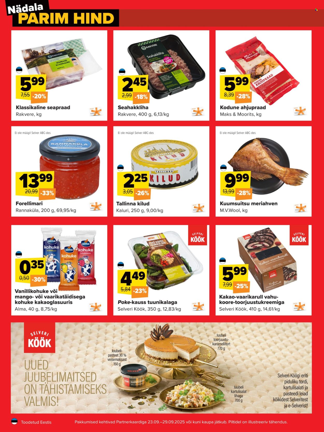 selver - Selver kliendileht - Nädala parim hind (23.09 - 29.09.2025) - page: 2
