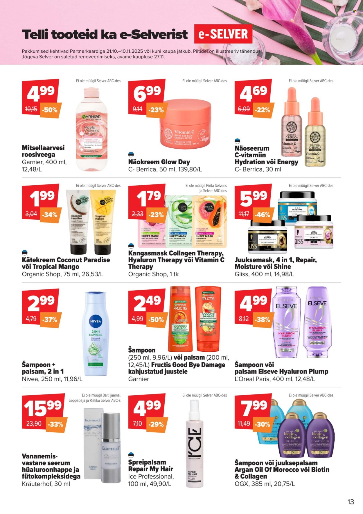 selver - Selver kliendileht - Hea Mõte (21.10 - 10.11.2025) - page: 13